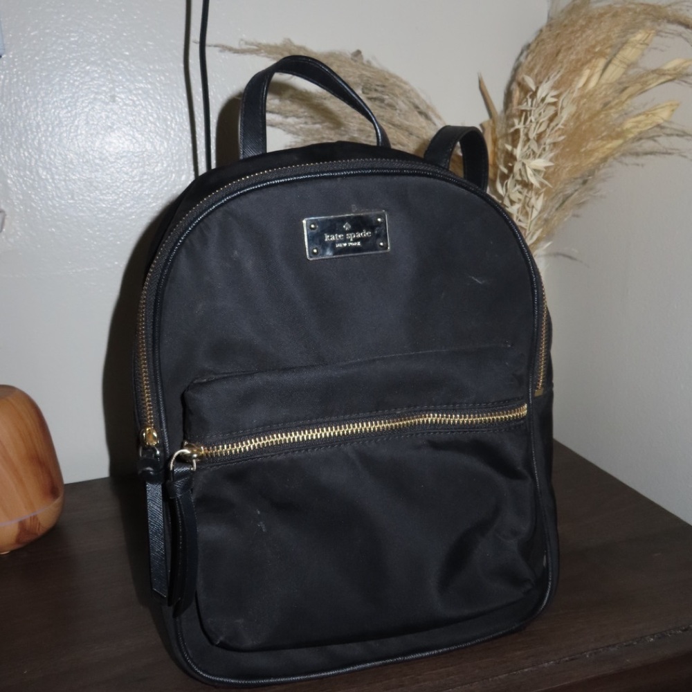 Kate Spade Classic Black Backpack